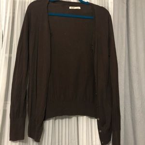 Brown old navy cardigan
